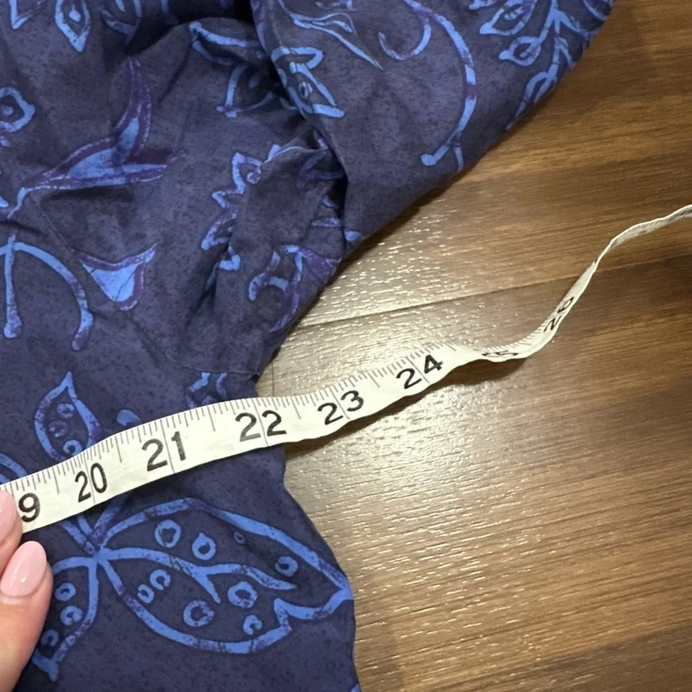 Victoria’s Secret vintage 1999 100% silk sleep top size medium blue style 2213 - Picture 7 of 7